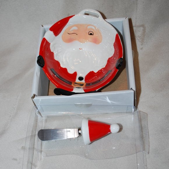 Dining 525 Nib Cute Santa Dip Bowl Spreader Poshmark dining-525-nib-cute-santa-dip-bowl-spreader-poshmark
